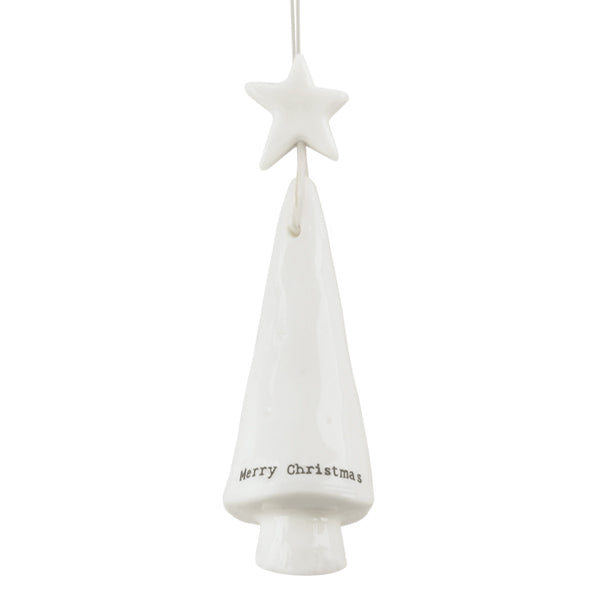 Porcelain Hanging Christmas Tree