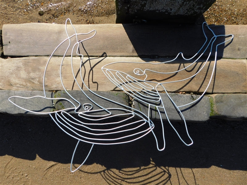 Wall Art - Pair of Whales