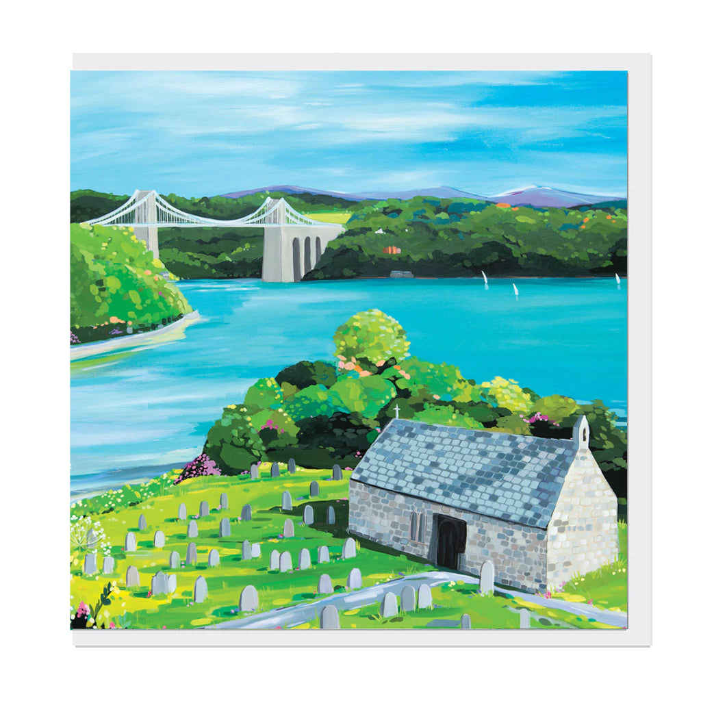 Janet Bell Card - Church Island, Anglesey