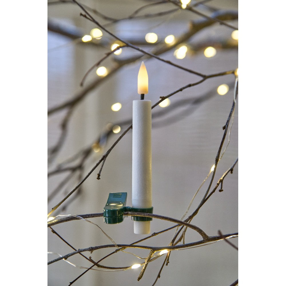 Tree Candles - set of 8 with clips