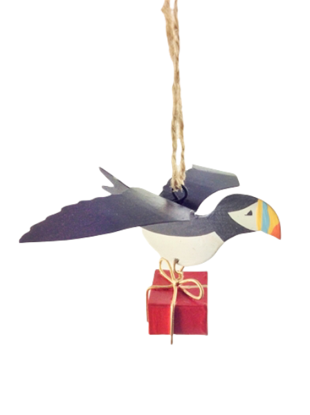 Puffin with Gift