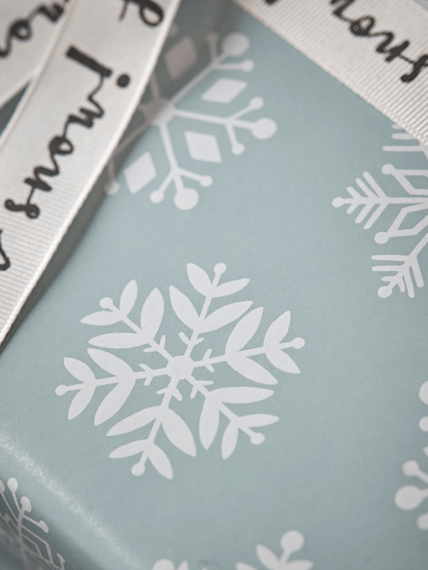 Alpine Snowflake Wrapping Paper