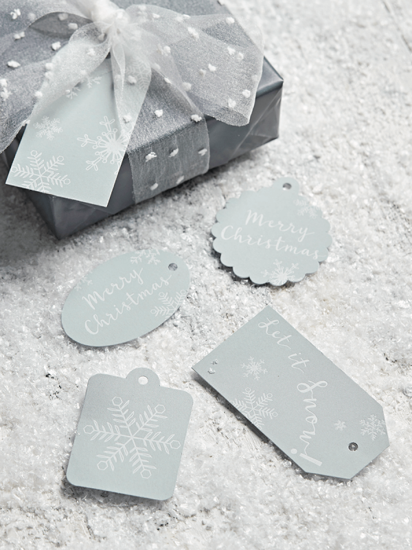 Alpine Snowflake Gift Tags