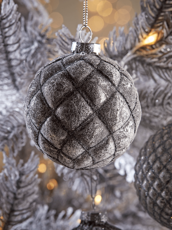 Textured Glass Baubles