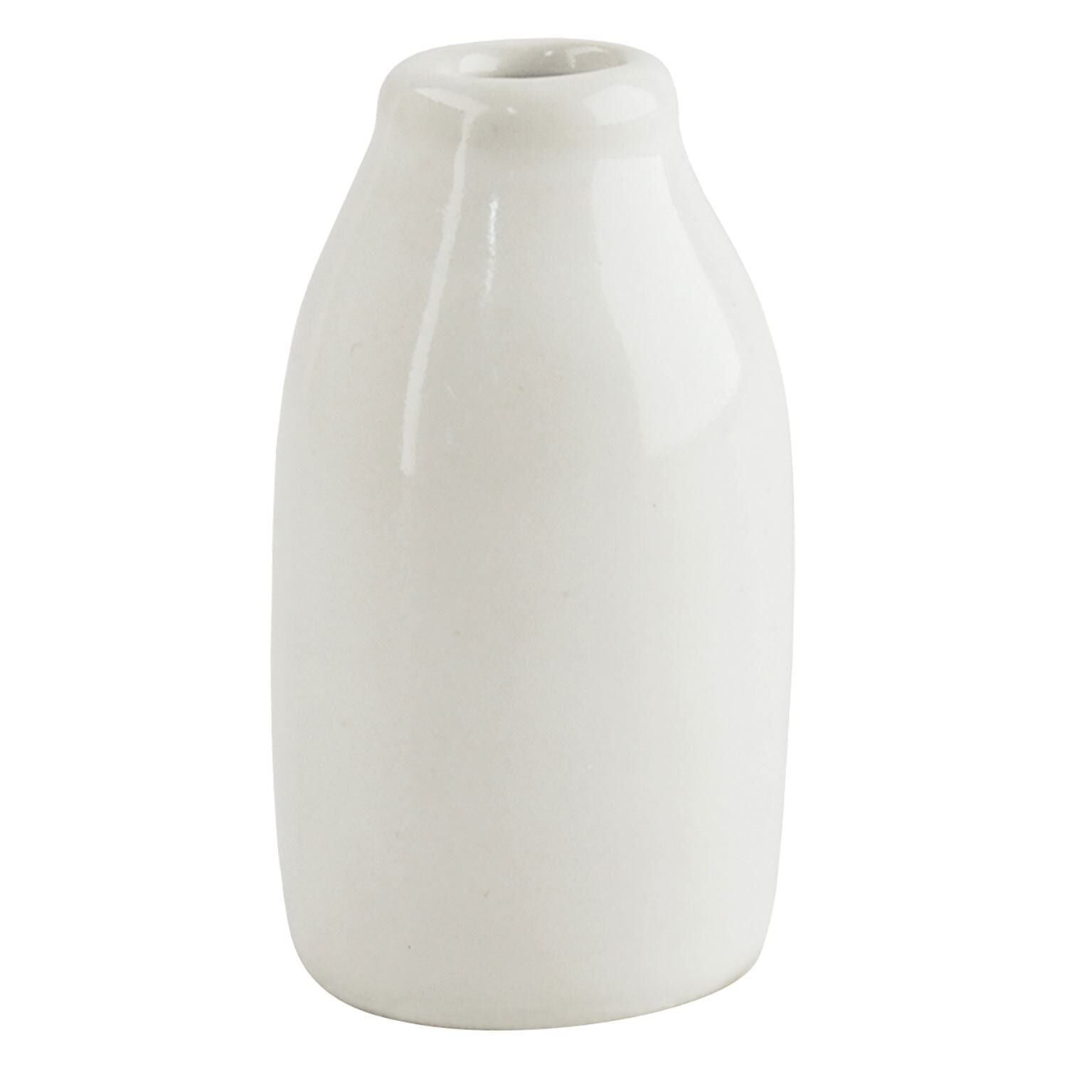 Pottery Milk Bottle