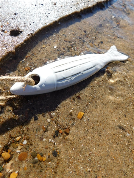 White Ceramic Fish