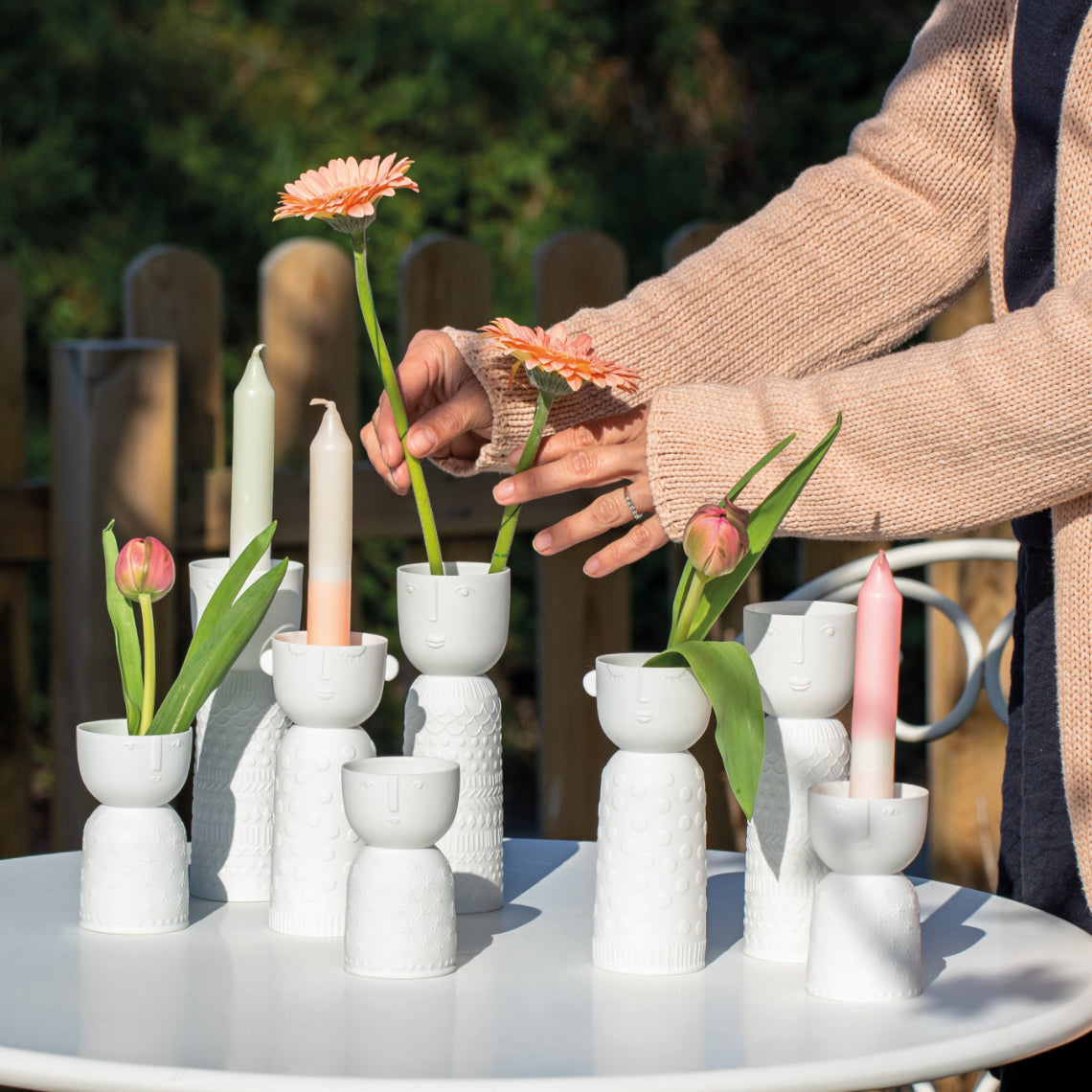 Porcelain Light Figures