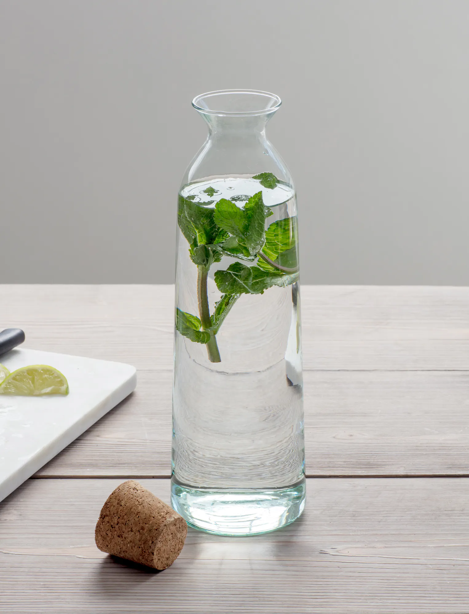 Glass Bottle with Cork Lid