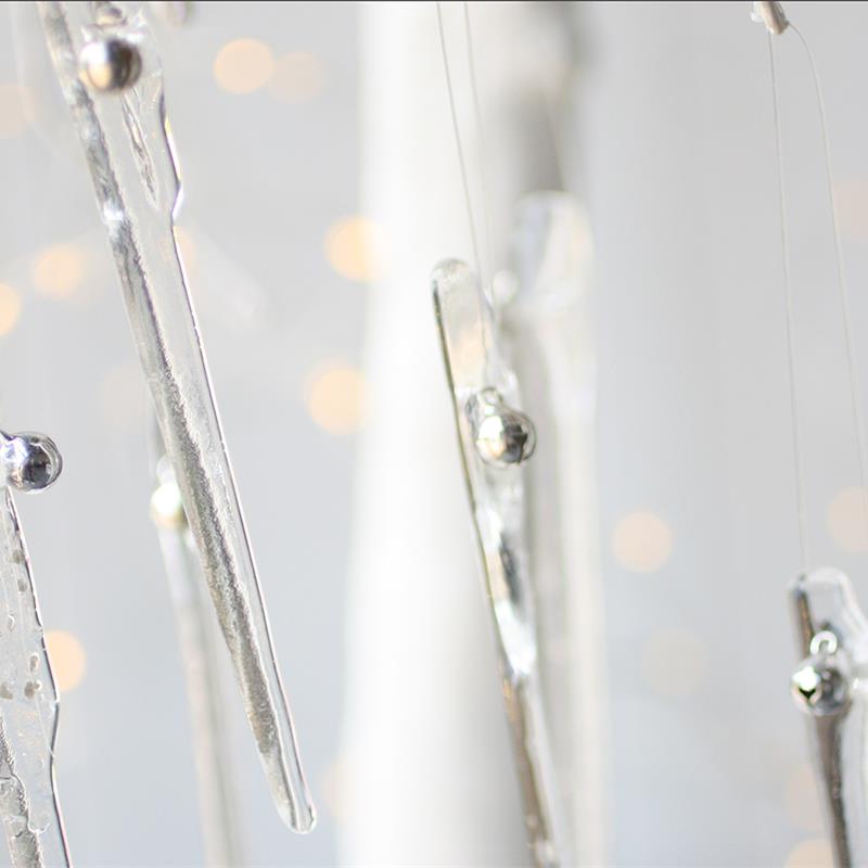 Glass Icicle Decoration