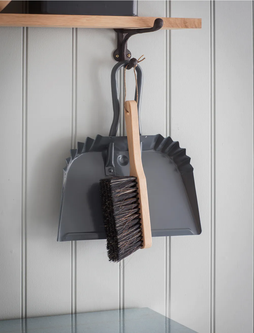 Metal Dustpan and Brush