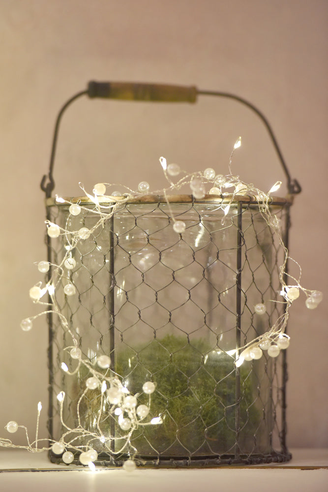 Pearl Cluster Light Chain - Battery