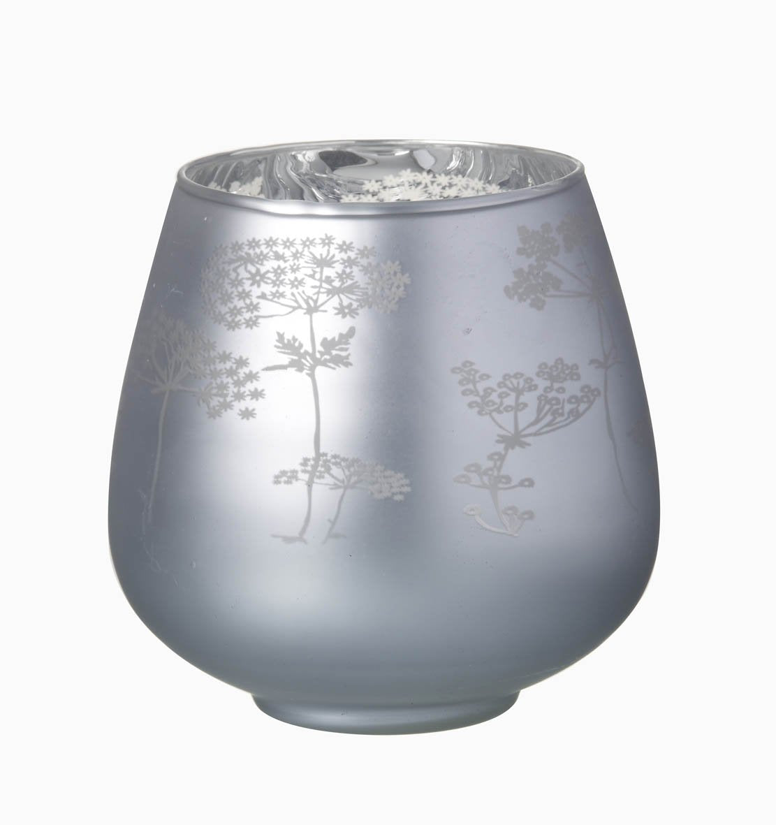 Candle Holder - Grey Cow Parsley